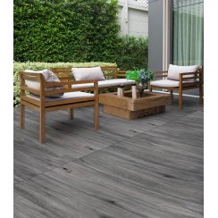 Oakwood Grey 30cm x 120cm x 2cm Slab Outdoor Tile Pallet Deal