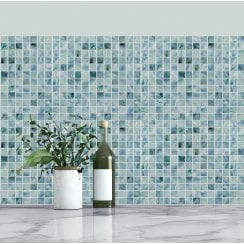 Oasis Ocean Blue 30cm x 30cm (2.3cm x 2.3cm) Mosaic Tile