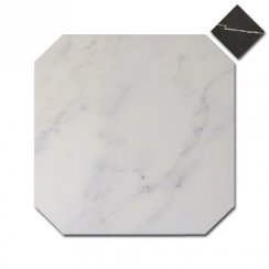 Octagon Marmol White 20cm x 20cm Tile