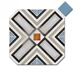 Octagon Ritter Multicolor 20cm x 20cm & Taco Dome Nube 4cm x 4cm