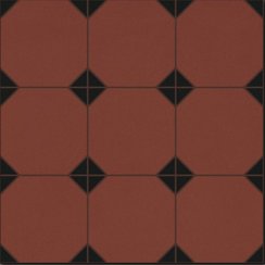 Octagon Terracotta 31.6cm x 31.6cm Wall and Floor Tile