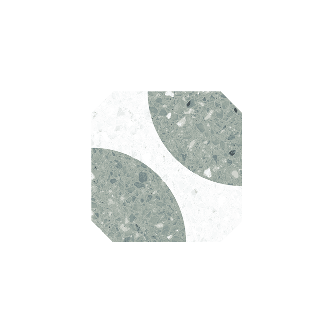 Octagon Valeta Verde 20cm x 20cm Wall & Floor Tile