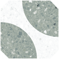 Octagon Valeta Verde 20cm x 20cm Wall & Floor Tile
