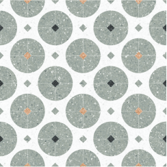 Octagon Valeta Verde 20cm x 20cm Wall & Floor Tile