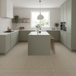 Oikos Terrazo Beige Matt 60cm x 60cm Wall & Floor Tile