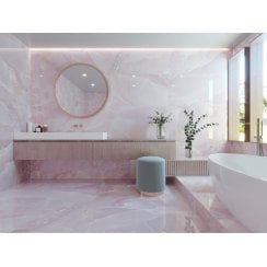 Onyx Agate Pink 60cm x 120cm Wall and Floor Tile