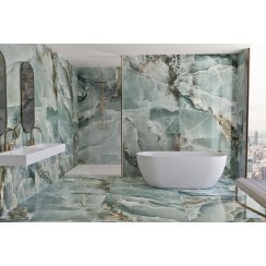 Onyx Agate Turquoise 60cm x 120cm Wall and Floor Tile