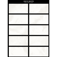 Onyx White 60cm x 120cm Wall & Floor Tile