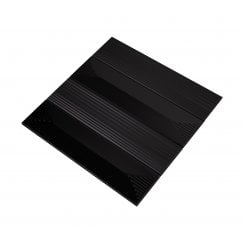 Ophelia Black (6cm x 24cm) 24.3cm x 24cm Mosaic Tile
