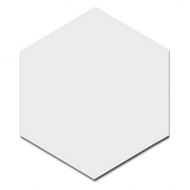 Origami Hexagon White 25.8cm x 29cm Wall & Floor Tile