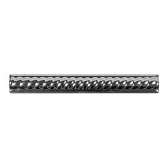 Original Rope Chrome 2.5cm x 20cm Border Tile