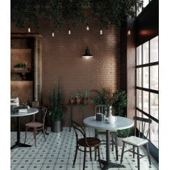 Orion Metallic Brick Rose Gold  28cm Wall Tile