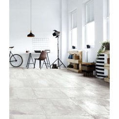 Oxydum White 60cm x 60cm Wall & Floor Tile