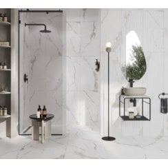 Pamena White 40cm x 80cm Wall Tile