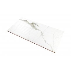 Pamena White Decor 40cm x 80cm Wall Tile