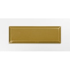 Parisien Metro Crackle Mustard 7.5cm x 22.5cm Wall Tile