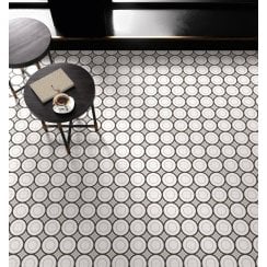 Patchwork B&W 05 20cm x 20cm Wall & Floor Tile