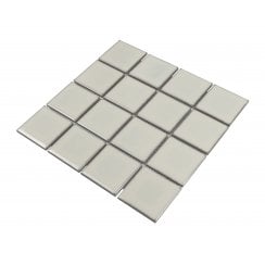 Payan Square Bone (7.3cm x 7.3cm) 30.5cm x 30.5cm Mosaic Tile