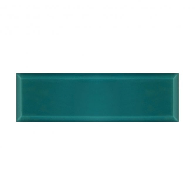 Peacock Bevel Gloss Metro V&A 14.8cm x 49.8cm Wall Tile