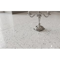 Pearl White Quartz 30cm x 30cm Wall & Floor Tile Gulfstone