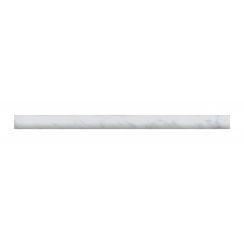 Pencil Carrara Marble White 2cm x 30.5cm Border Tile