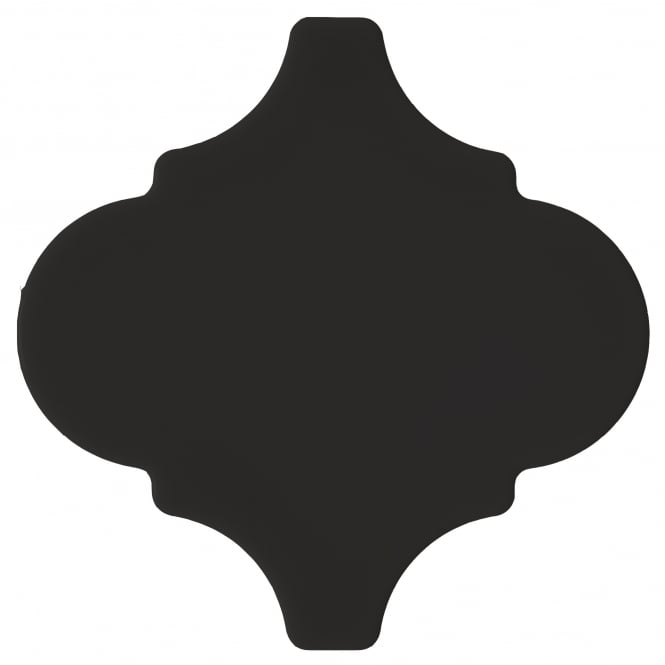 Persian Black Matt 12cm x 12cm Wall Tile
