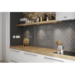 Persian Greige Gloss 12cm x 12cm Wall Tile