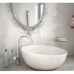 Persian White Matt 12cm x 12cm Wall Tile