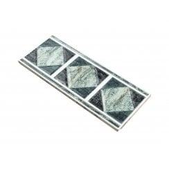 Philadelphia Green 10cm x 25cm Border Tile