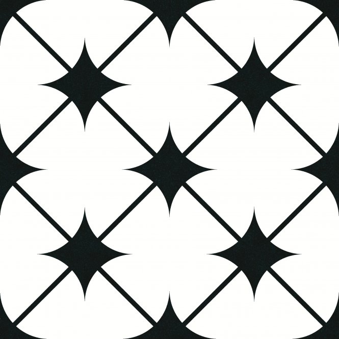 Plaka Star 20cm x 20cm Wall and Floor Tile