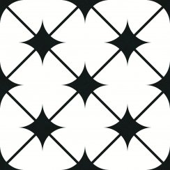 Plaka Star 20cm x 20cm Wall and Floor Tile