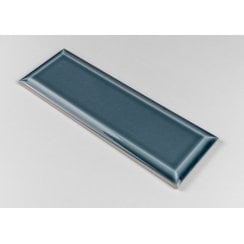 Plush Chinois Blue Crackle Glaze 7.5cm x 22.5cm Wall Tile