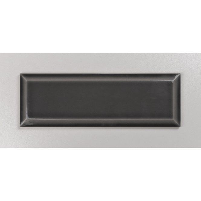 Plush Metro Crackle Charcoal 7.5cm x 22.5cm Wall Tile