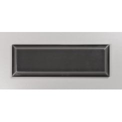 Plush Metro Crackle Charcoal 7.5cm x 22.5cm Wall Tile
