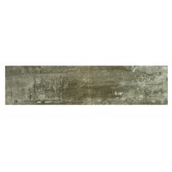 Polished Wood Dark Grey 15cm x 60cm Wall and Floor Tile