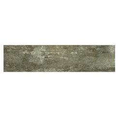 Polished Wood Dark Grey 15cm x 60cm Wall and Floor Tile