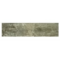 Polished Wood Dark Grey 15cm x 60cm Wall and Floor Tile