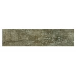Polished Wood Dark Grey 15cm x 60cm Wall and Floor Tile