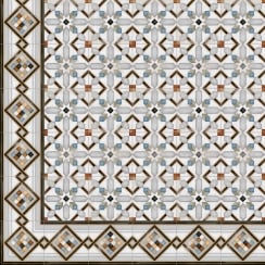 Pombo 2 Multicolor 20cm x 20cm Wall & Floor Tile