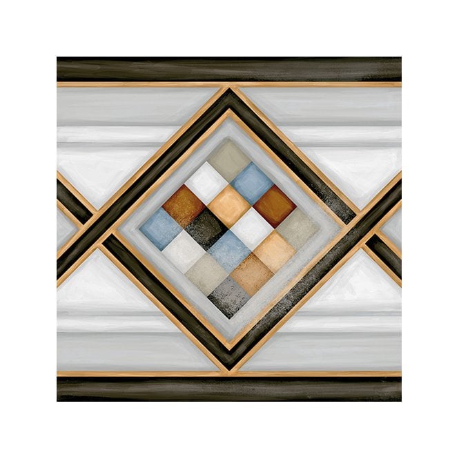 Pombo 2 Multicolor 20cm x 20cm Wall & Floor Tile