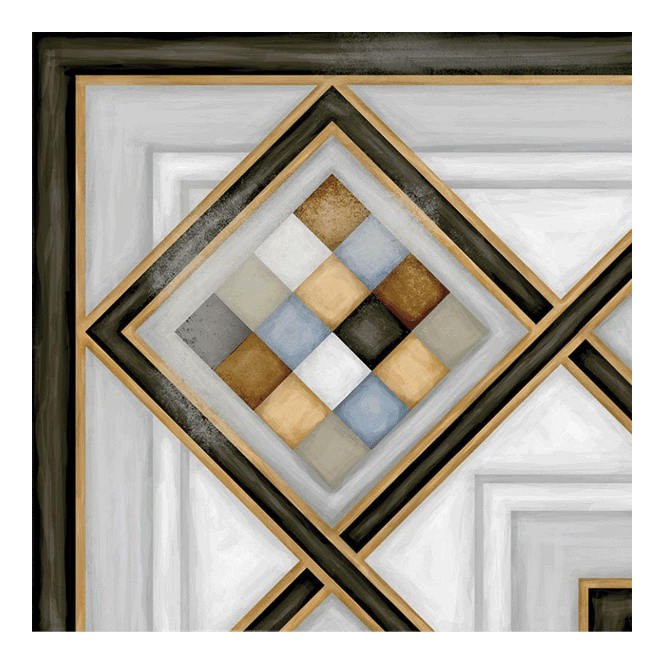 Pombo 3 Multicolor 20cm x 20cm Wall & Floor Tile