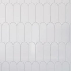 Popsicle White Matt 7.2cm x 19.5cm Wall Tile