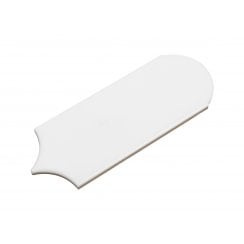 Popsicle White Matt 7.2cm x 19.5cm Wall Tile