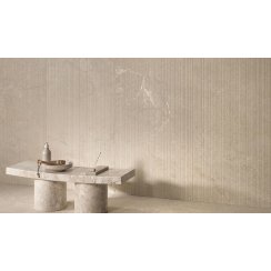 Povolaro Beige Decor 59.8cm x 119.8cm Wall and Floor Tiles