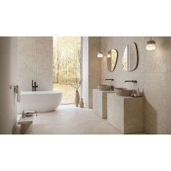 Povolaro Beige Decor 59.8cm x 119.8cm Wall and Floor Tiles