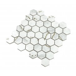 Prestige Bone Gold 32.4cm x 33.2cm Mosaic Tile