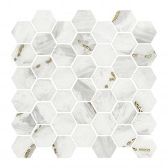 Prestige Bone Gold 32.4cm x 33.2cm Mosaic Tile
