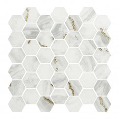 Prestige Bone Gold 32.4cm x 33.2cm Mosaic Tile