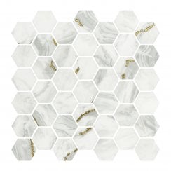 Prestige Bone Gold 32.4cm x 33.2cm Mosaic Tile