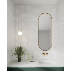 Prisma White Matt 15cm x 30cm Wall Tile